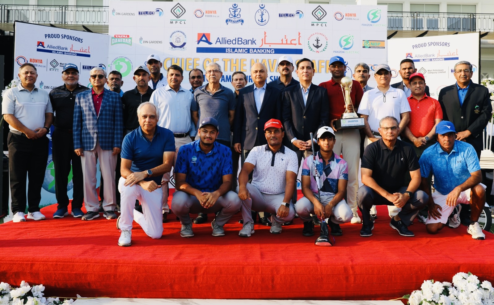 PRESS RELEASE Directorate General Public Relations (Pakistan Navy) Naval Headquarters, Islamabad Tel: 021-48506127-8, 021-9201467, 051-20062097 CLOSING CEREMONY OF 10TH CNS AMATEUR NET SHIELD GOLF TOURNAMENT 2024 HELD IN LAHORE Lahore, 06 Oct 24: Mr. Innam ul Haq Malik of Rawalpindi Golf club won the coveted title of 10th CNS Amateur Net Shield 2024. Closing and Prize Distribution Ceremony of 10th CNS Amateur Net Shield 2024 was held at the scenic Defence Raya Golf & Country Club, Lahore. Vice Chief of the Naval Staff, Vice Admiral Ovais Ahmed Bilgrami graced the occasion as Chief Guest. Earlier, the Chief Guest was received by Commander Central Punjab Rear Admiral Azhar Mahmood. The Chief Guest while congratulating the prize winners for their well-earned success also appreciated the high standard of golf displayed by them. He also lauded the management and appreciated the consistent support from sponsors, management of club and media fraternity. Later, the Chief Guest distributed prizes among winners of all categories. The three days event was held from 4-6 Oct 24. More than 200 enthusiastic golfers from all over the country participated in Men, Ladies & Senior Amateur categories. The Closing Ceremony was attended by sponsors and golfers of the country. DIRECTOR GENERAL PUBLIC RELATIONS (NAVY) The pakistan Times Pakistan Times Dailytgepakishtn times 