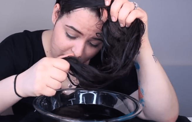 Because of this you must wash your hair with cola