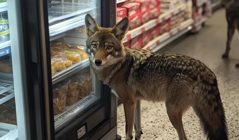 Coyote Hides One thing in Grocery store Refrigerator – Officer Shocked by way of What It Was once Looking to Give protection to –